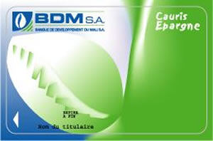 Carte CAURIS EPARGNE